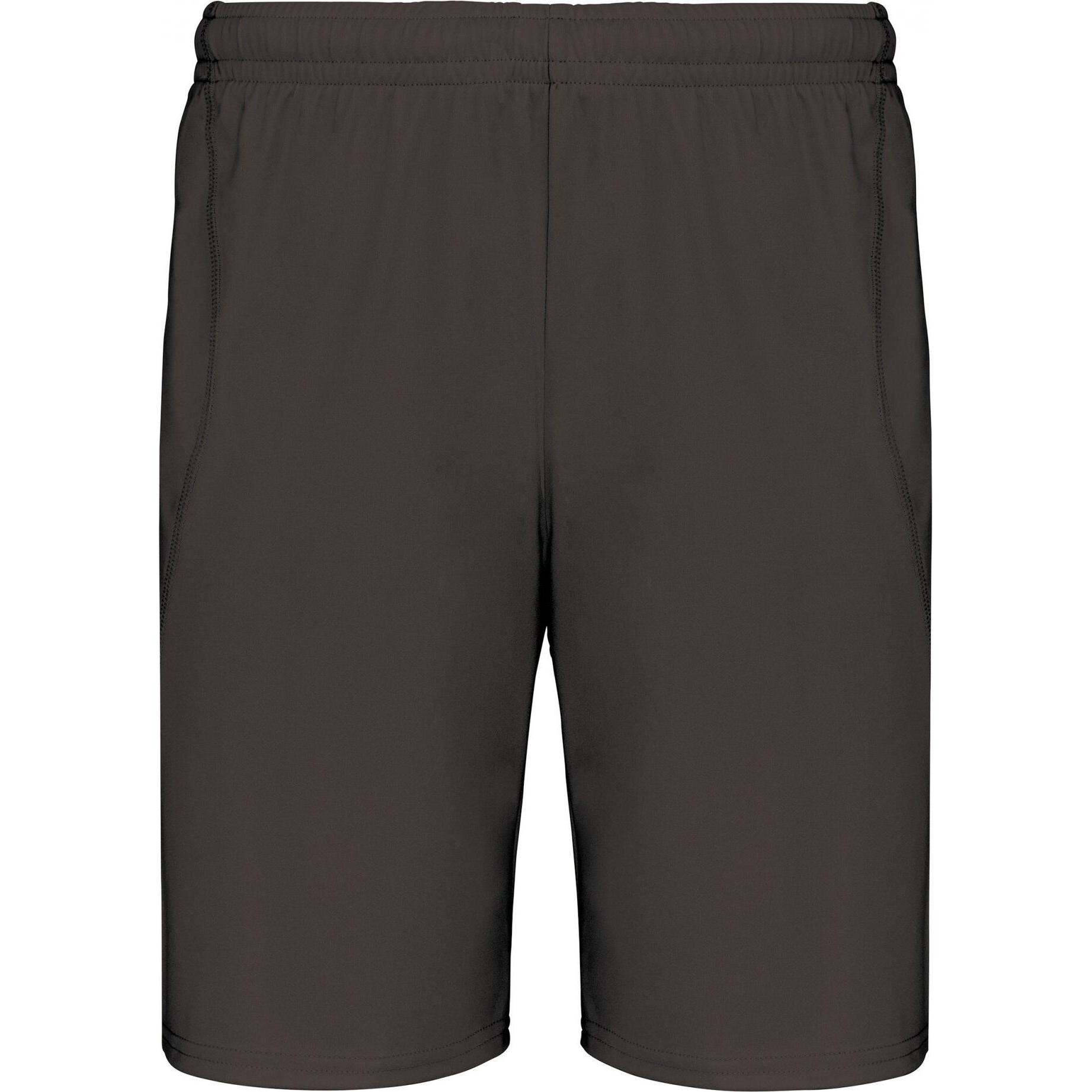 Proact, Herren, Shorts, Trainingsshorts, Grau, (M)