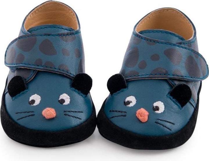 Immagine prodotto Moulin Roty Stivaletti in pelle pantera blu Dans La Jungle 18/24 mesi (18, 19, 20, 21, 22, 23, 24)