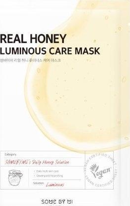 Actual product image Some By Mi Daily Solution Honey Luminous Care Face Mask - 20 g