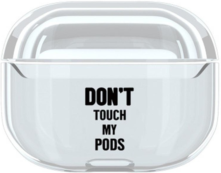Image du produit PhoneLook Coque Pro transparent Don't touch my pods (Manchon pour casque d'écoute)