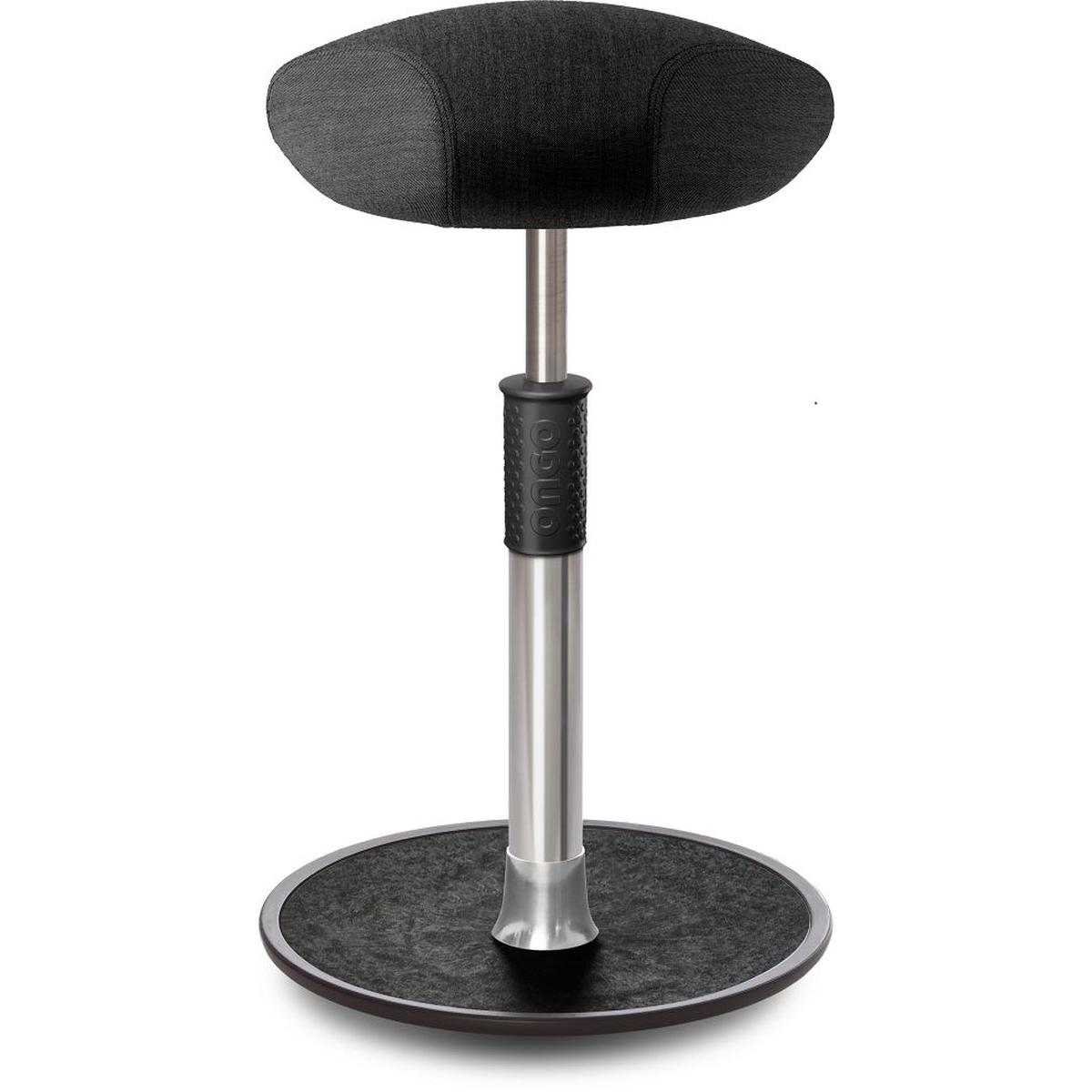 Ongo, Bürostuhl, Sitz- Stehhocker Free Tall Triangel kvadrat Remix Anthrazit Chrom /schwarz