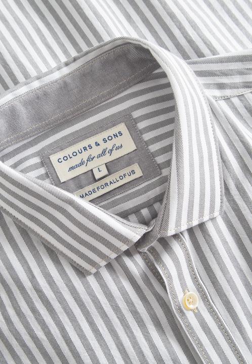 Produktbild Colours & Sons Langarmhemd Shirt Brushed Twill Stripes (L)