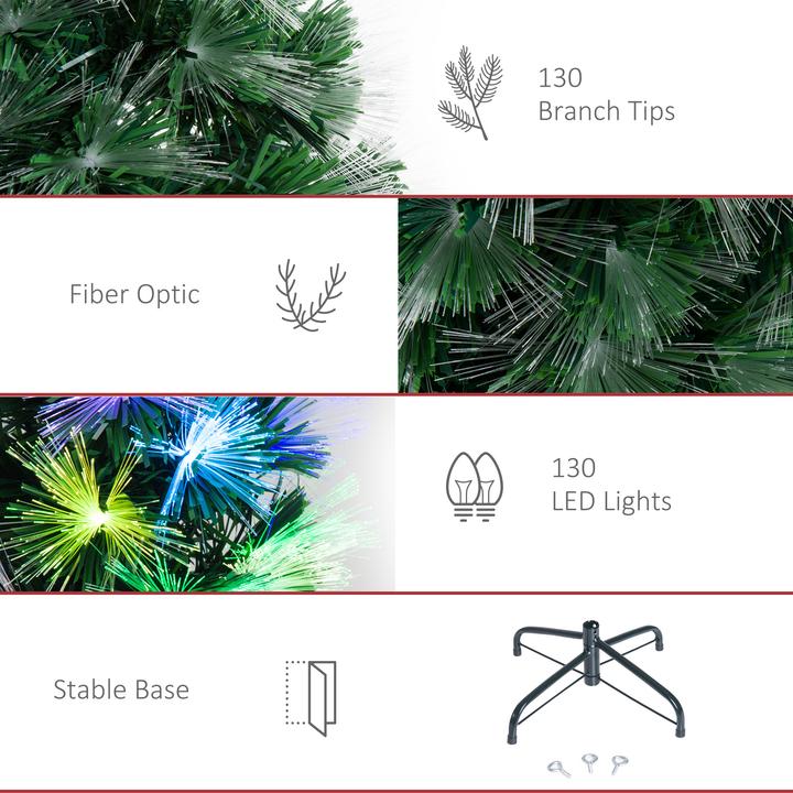 Actual product image Homcom Christmas tree (120 cm)