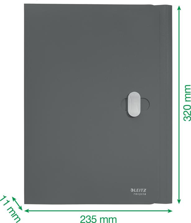 Produktbild Leitz Einlagemappe ALPHA Recycle A4 Schwarz (A4, 1x)