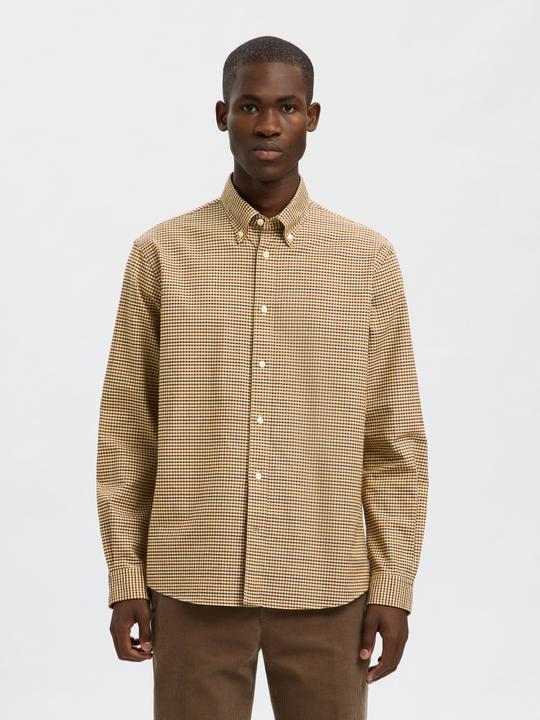 Produktbild Selected Homme Regular Fit Baumwoll Button Down Hemd (L)