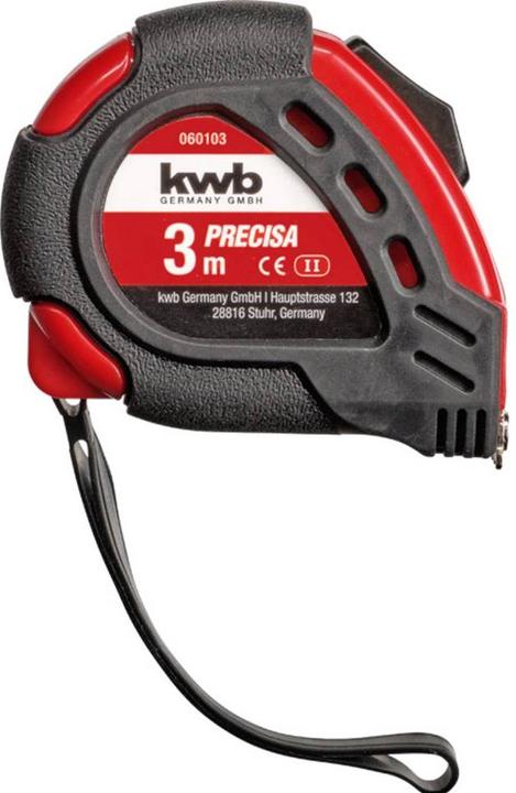 Produktbild kwb 060103 Massband 3 m Stahl, Kunststoff (3 m)