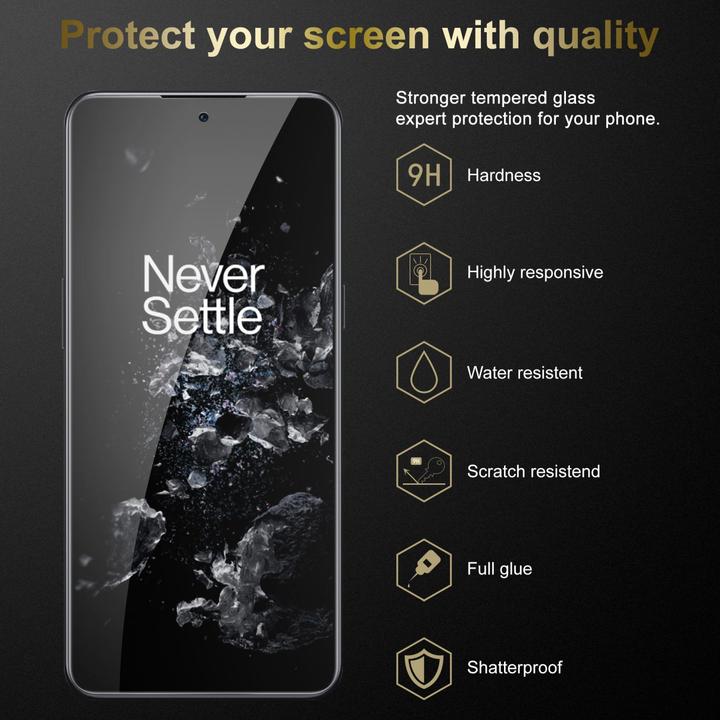 Actual product image Cadorabo Tempered protective glass for OnePlus 10T / ACE PRO (1 pcs., OnePlus Ace Pro)