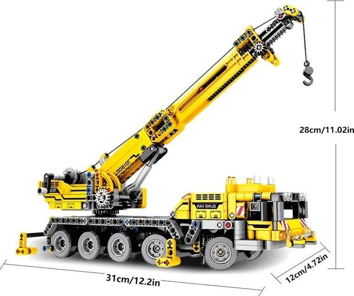 Produktbild Baka Technik Kran Modell – 665 Teile Bauset