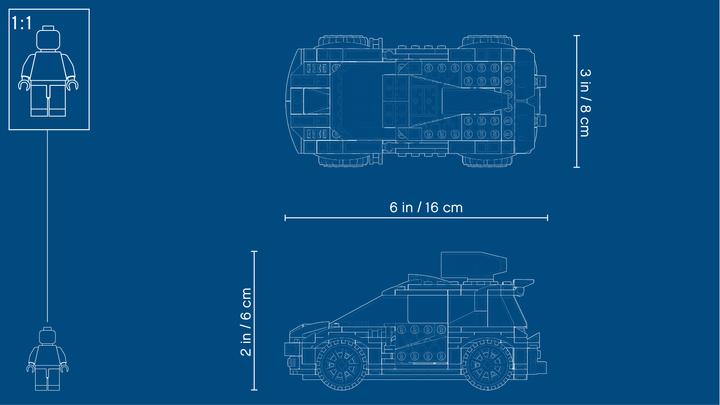 Produktbild LEGO Raketen-Rallye-Wagen (31074, LEGO Creator 3-in-1)