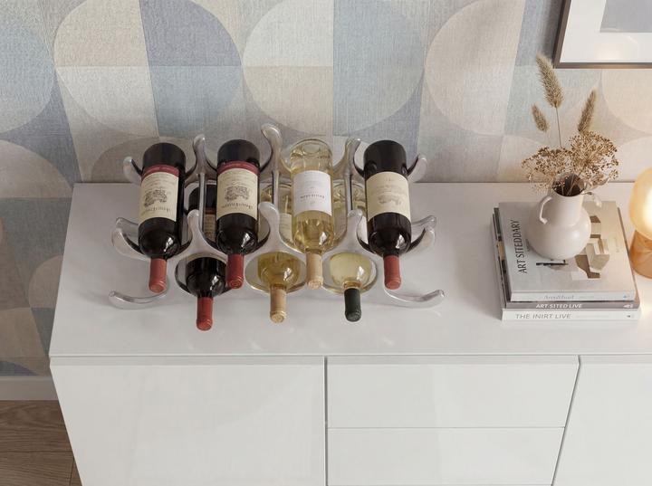 Actual product image Wohnling wine rack (9 bottles, 55 x 12 x 25 cm)