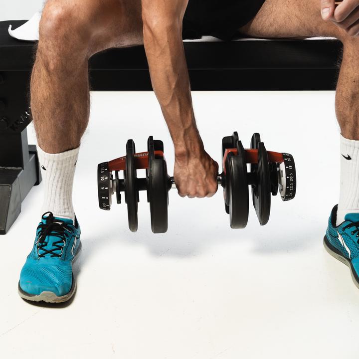 Actual product image Swip Adjustable Dumbbells (1 x 2.5 kg - 24 kg)