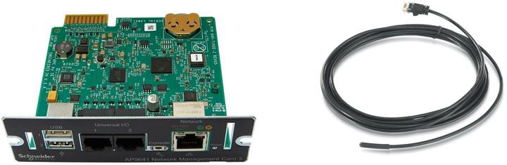 Actual product image APC UPS Network Management Card 3 (Environmental Monitoring) AP9641