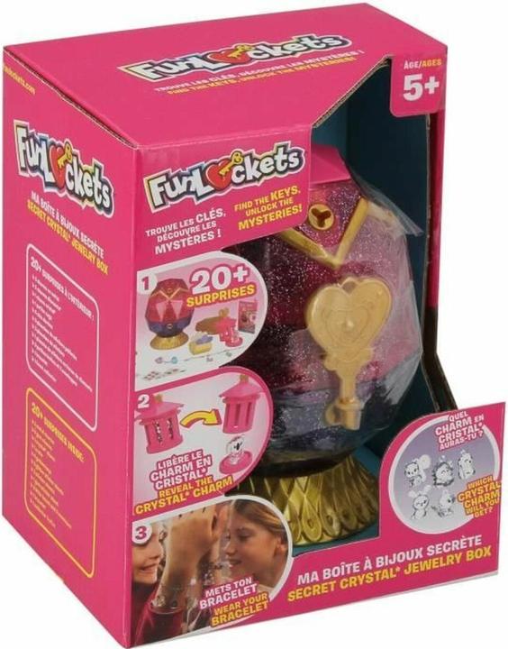 Actual product image Fun Lockets S21220Fr Diset Funlockets Ecret Crystal Jewellery Box Egg