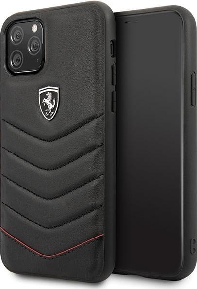 Actual product image Ferrari Electronic Heritage Quilted - Apple iPhone 11 Pro Leather Hard Cover Mobile Phone Case Protective Cover (Apple iPhone 11 Pro)