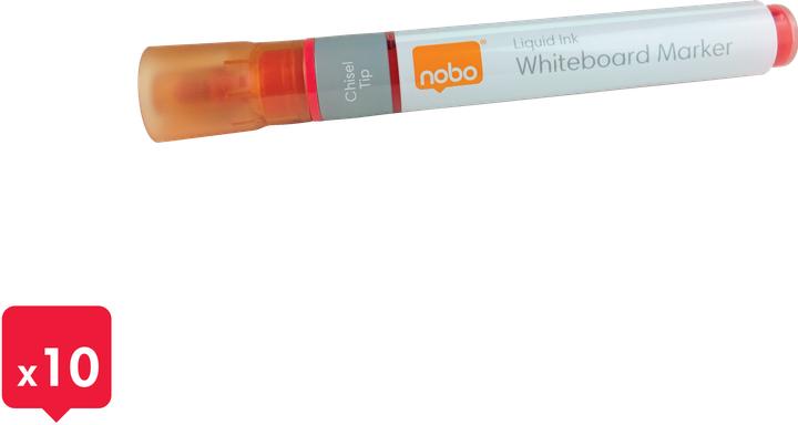 Image du produit Nobo N-marqueur Viscom 4mm 1915384 rouge 10 pièces (10x)
