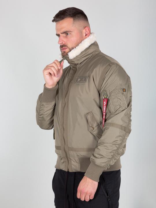 Image du produit Alpha Industries Bomberjack pour homme, coupe ajustée, patch logo et étiquette Remove Before Flight (XXL)