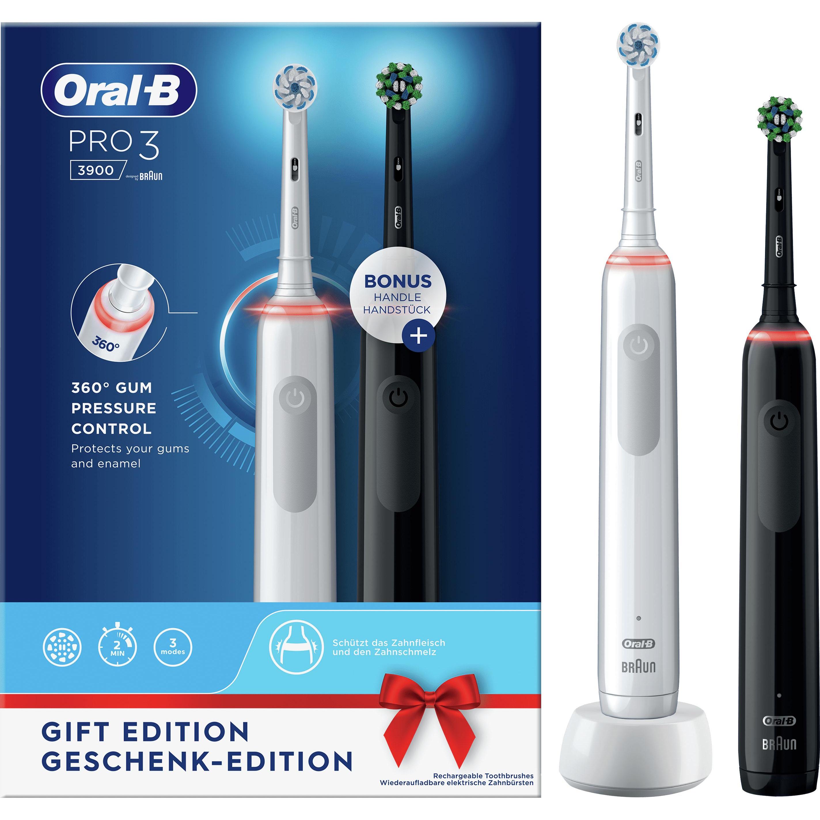 Oral-B, Elektrische Zahnbürste, Pro 3 3900 (Oszillierende Zahnbürste)