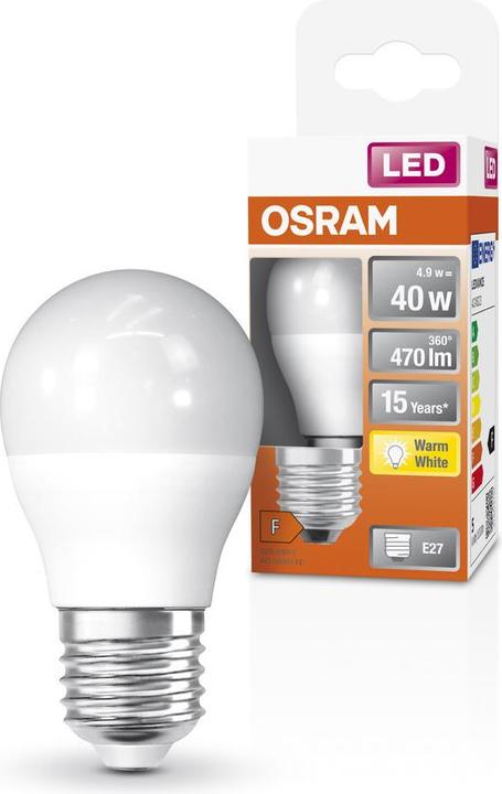 Image du produit Osram Star Classic P (E27, 40 W, 470 lm, 1 x, F)