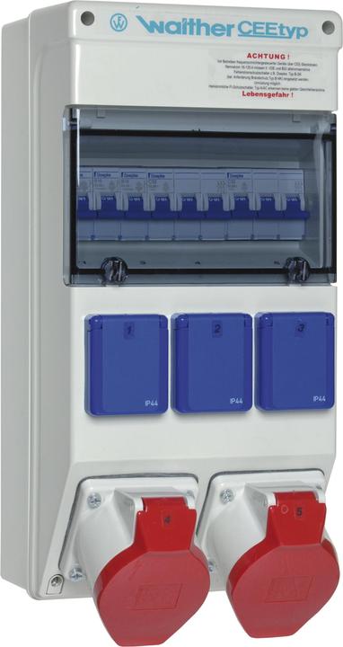 Actual product image Walther Werke WAL 6981203 Plastic socket outlet combination Wall-mounted housing