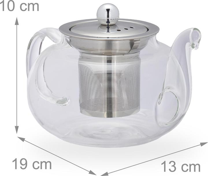 Actual product image Relaxdays Teapot (0.60 l)