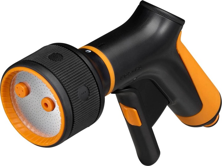 Fiskars Pistolet pulvérisateur, 3 fonctions, Débit réglable en continu, Avec régulateur frontal et commande