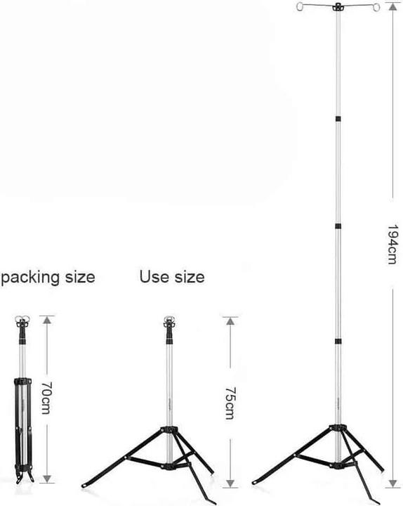 Produktbild Naturehike Outdoor Camping Teleskopständer für Lampe 70-194cm