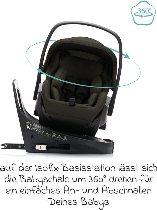 Produktbild Fillikid Babyschalen Babyschale Noa 360° drehbar ab Geburt - 9 (Babyschale)