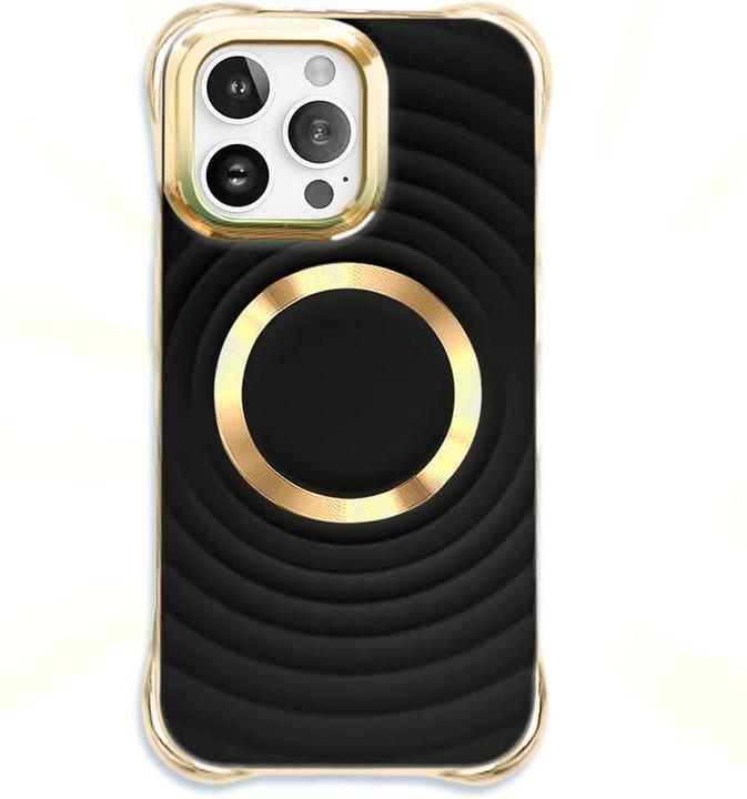 Produktbild OEM Circle Glam Mag Hülle für Samsung Galaxy S24 Plus schwarz (Samsung Galaxy S24+)