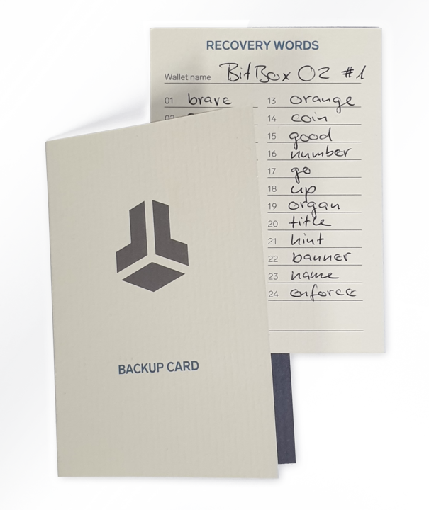 Produktbild BitBox Backup Cards