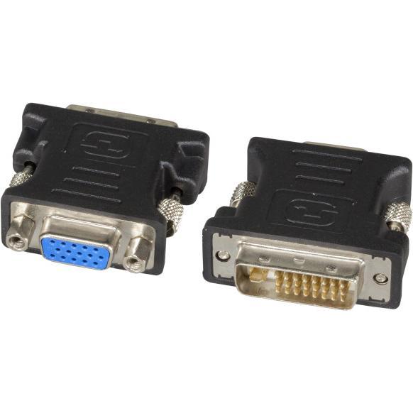 EFB Elektronik DVI-A zu (VGA), Data + Video Adapter, Schwarz