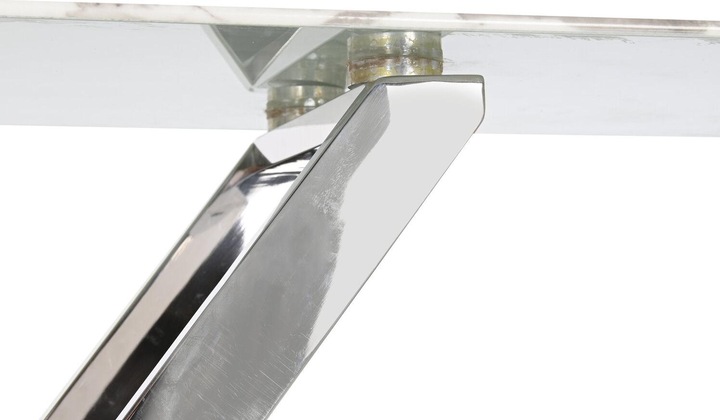 Actual product image DKD Home Decor Console White Grey Silver Crystal Steel 120 x 40 x 75 cm (120 x 40 x 75 cm)