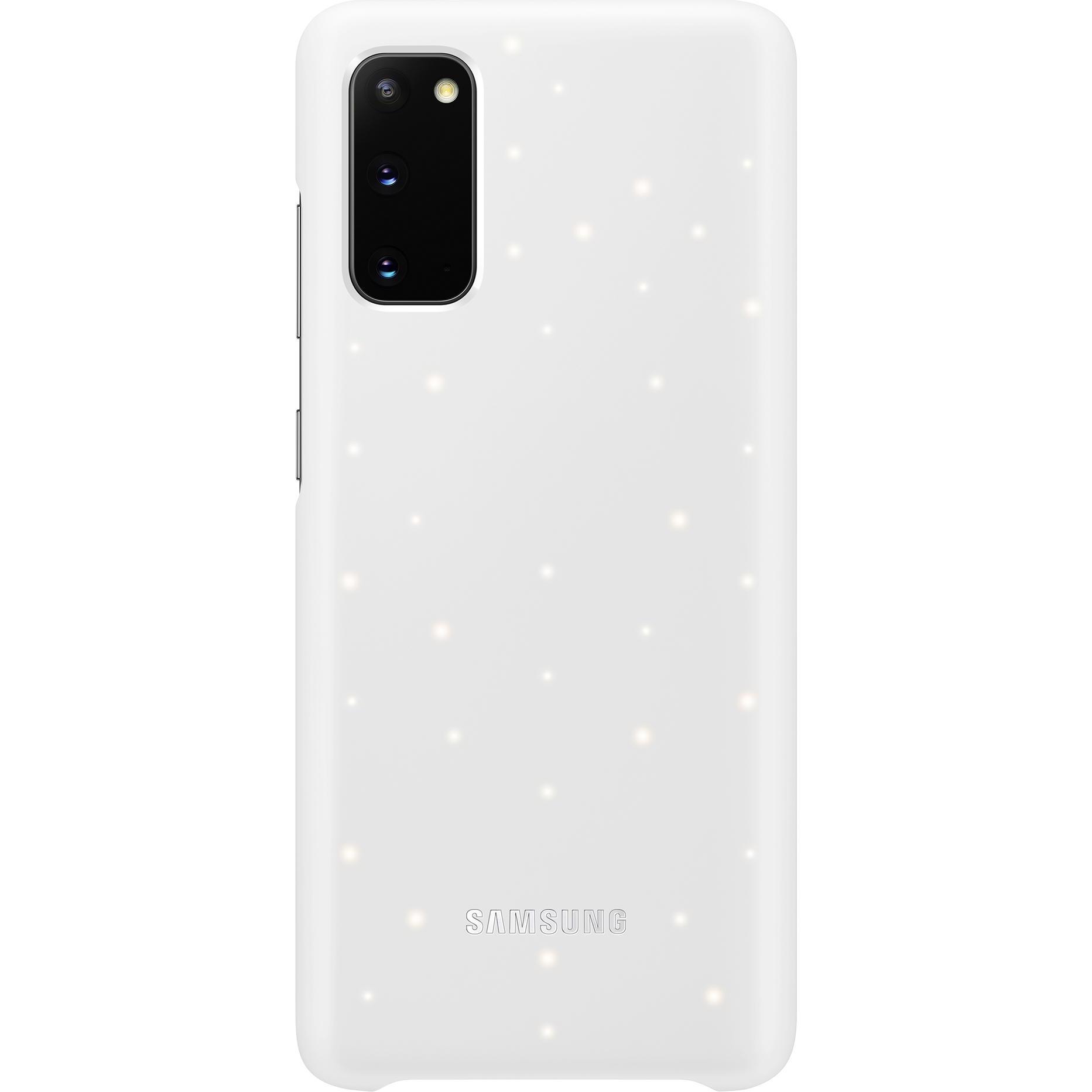 Samsung LED Back Cover (Samsung Galaxy S20), Smartphone Hülle, Weiss