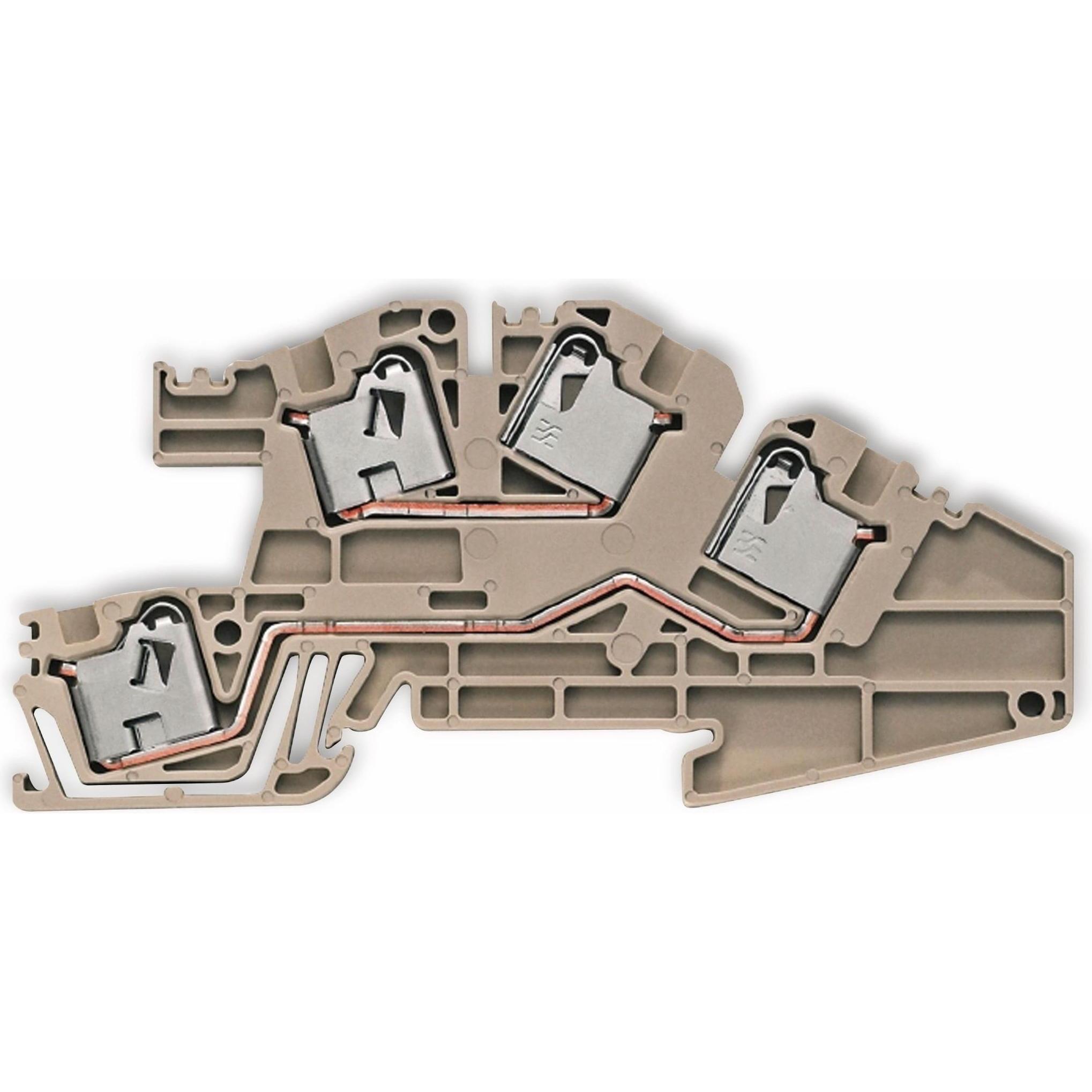 Weidmüller Terminale di installazione, Accessori di elettronica + Alloggiamento, Beige