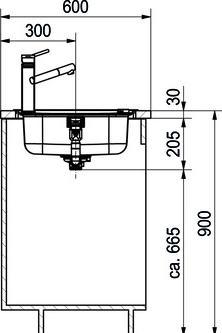 Produktbild Franke Einbauspüle (Einbauspüle, 50 cm, 86 cm)