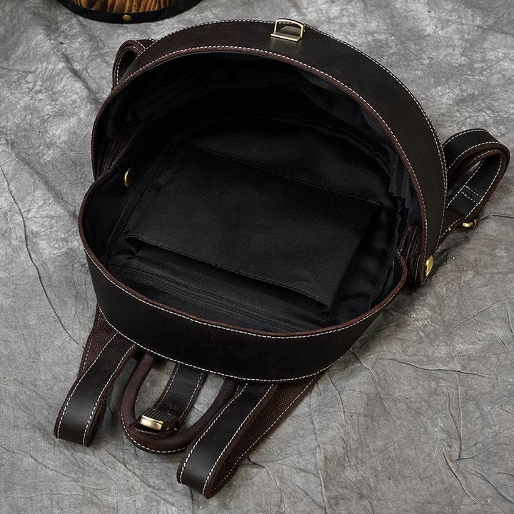 Produktbild Only-Bags.Store Premium-Leder-Käfer-Rucksack, einzigartiger täglicher Rucksack, Unisex-Reiserucksack, Rucksack aus