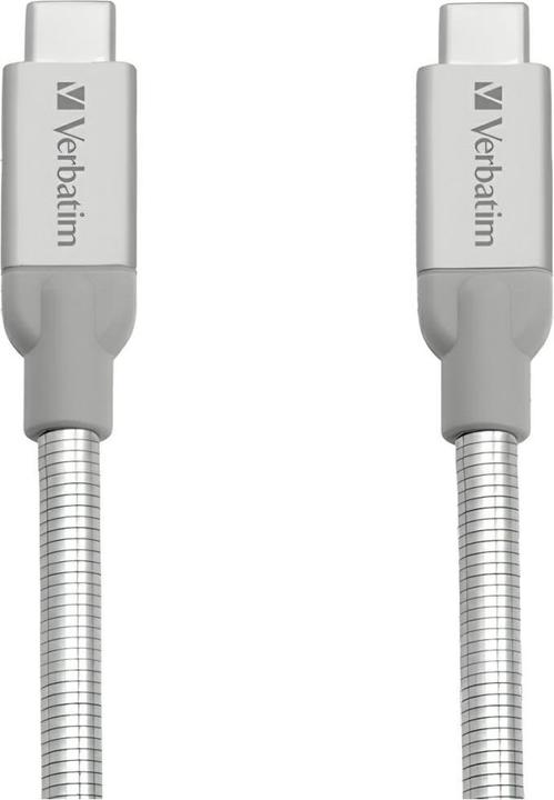 Produktbild Verbatim Sync & Charge Stainless Steel USB-C (0.30 m, USB 3.2 Gen 2)