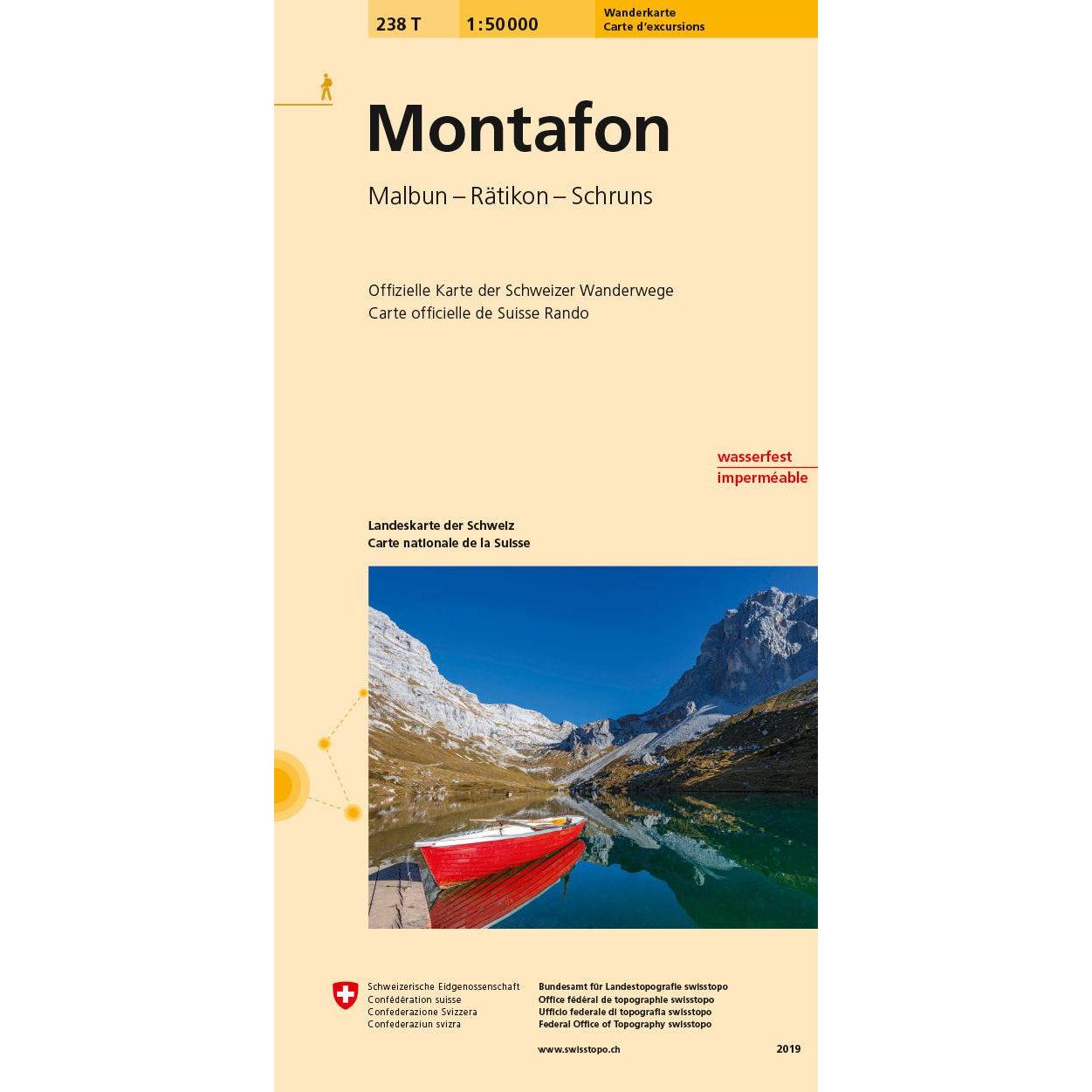 Montafon 50000, Landkarte