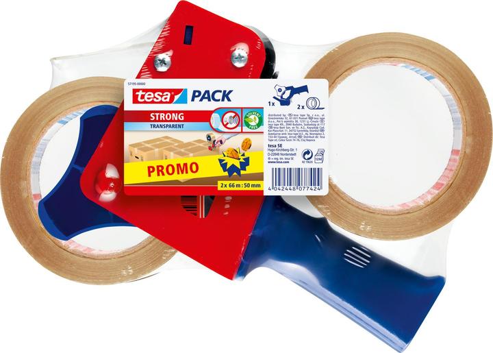 tesa Packband-Abroller mit 2 Rollen
