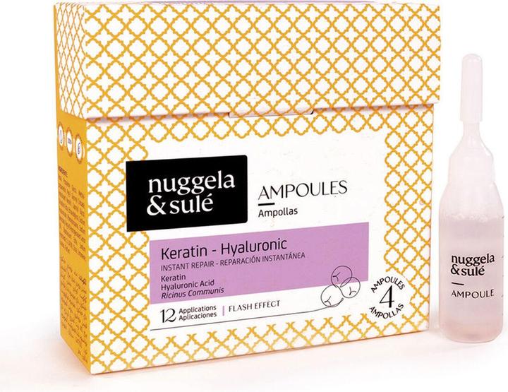 Produktbild Nuggela & Sulé Keratin Hyaluronic Acid (Hait Treatment, 12 Ampoules) (10 ml)