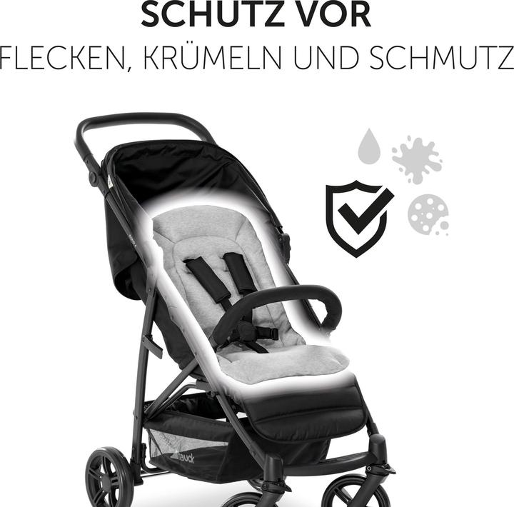 Produktbild Hauck Pushchair Seat Liner Light Grey