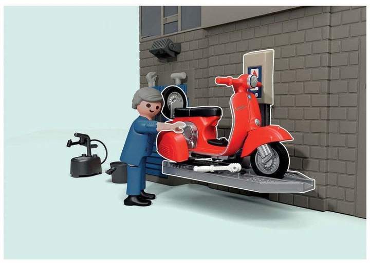 Image du produit Playmobil Atelier Vespa des années 60 (71620, Playmobil City Life)