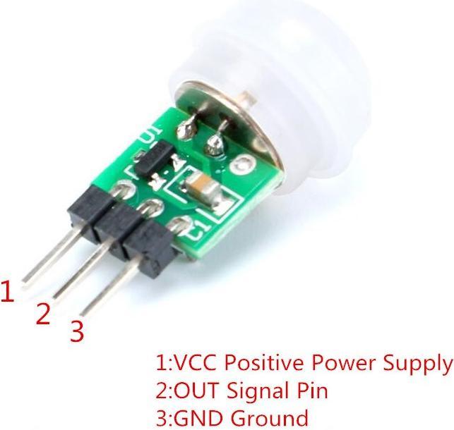 Actual product image Purecrea Micro PIR motion detector module