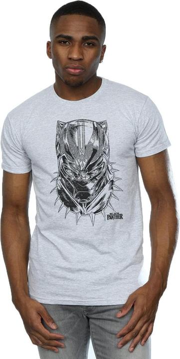 Immagine prodotto Maglietta Uomo Black Panther Spray Headshot (3XL)