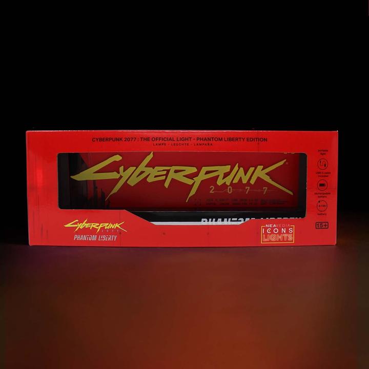 Actual product image Neamedia Cyberpunk Edgerunner LED-Light Phantom Edition 22 cm