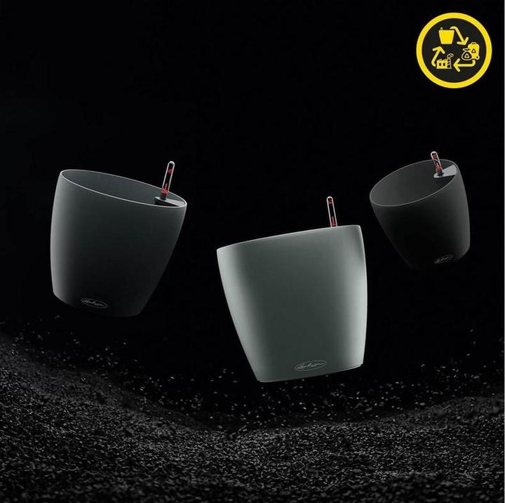 Produktbild Lechuza CLASSICO Color Eco 21 Komplettset Dunkelgrau/Grau (22 x 21.50 x 20.50 cm)