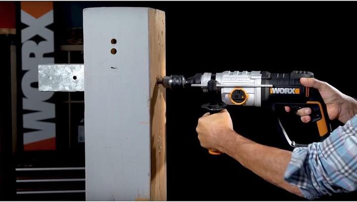 Produktbild Worx Impact drill sds + 800w 2,5j, case WX339