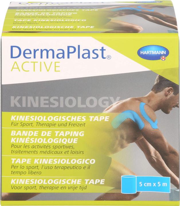 Produktbild Hartmann DermaPlast Active Kinesiology Tape blau 5cm x 5m, 1 St (5 m)