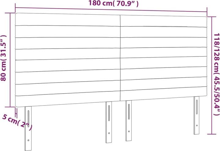 Produktbild VidaXL Erin (180 x 5 x 128 cm)
