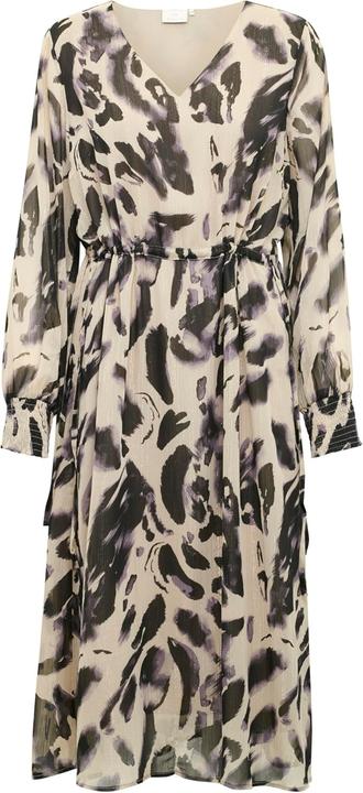 Image du produit Kaffe Vestito a Collo a V Manica Lunga Stampato (44)