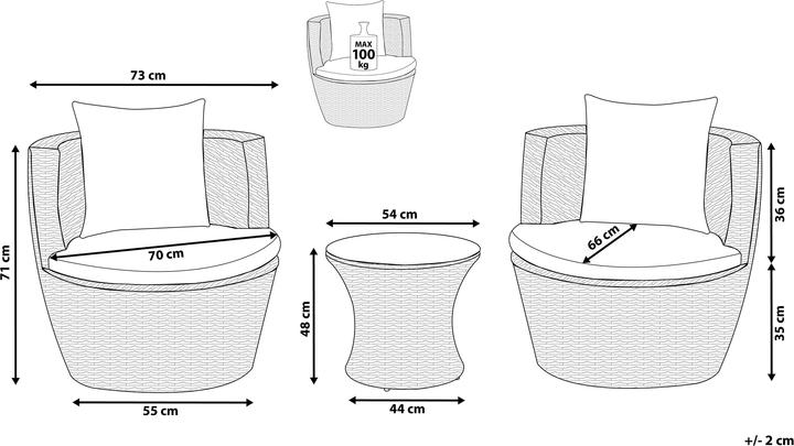 Produktbild Beliani Capri